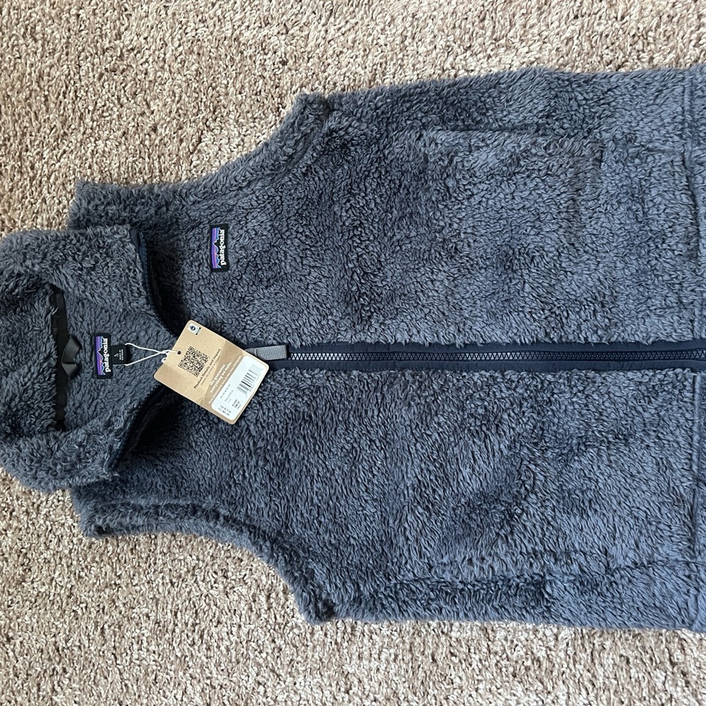 Patagonia Gray Fleece Vest kids